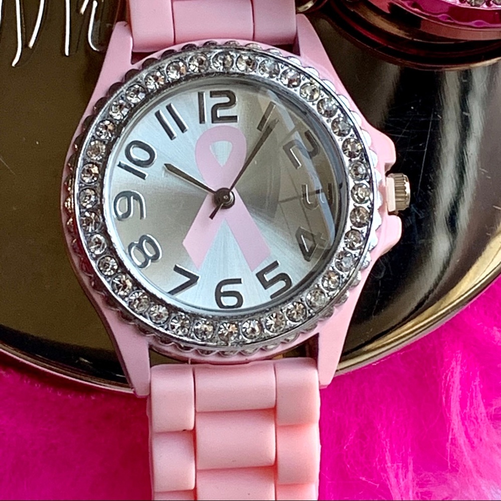 Two Pink Watches for one price. Just enough BLING. - Picture 4 of 5